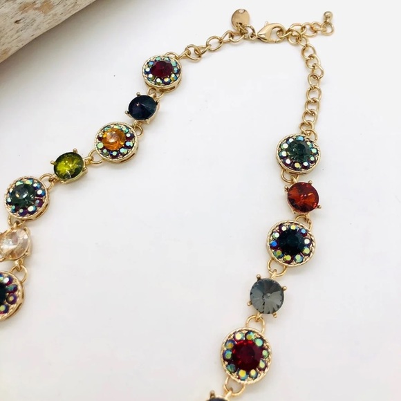 Vintage Crystal Rhinestone Necklace - Picture 4 of 12